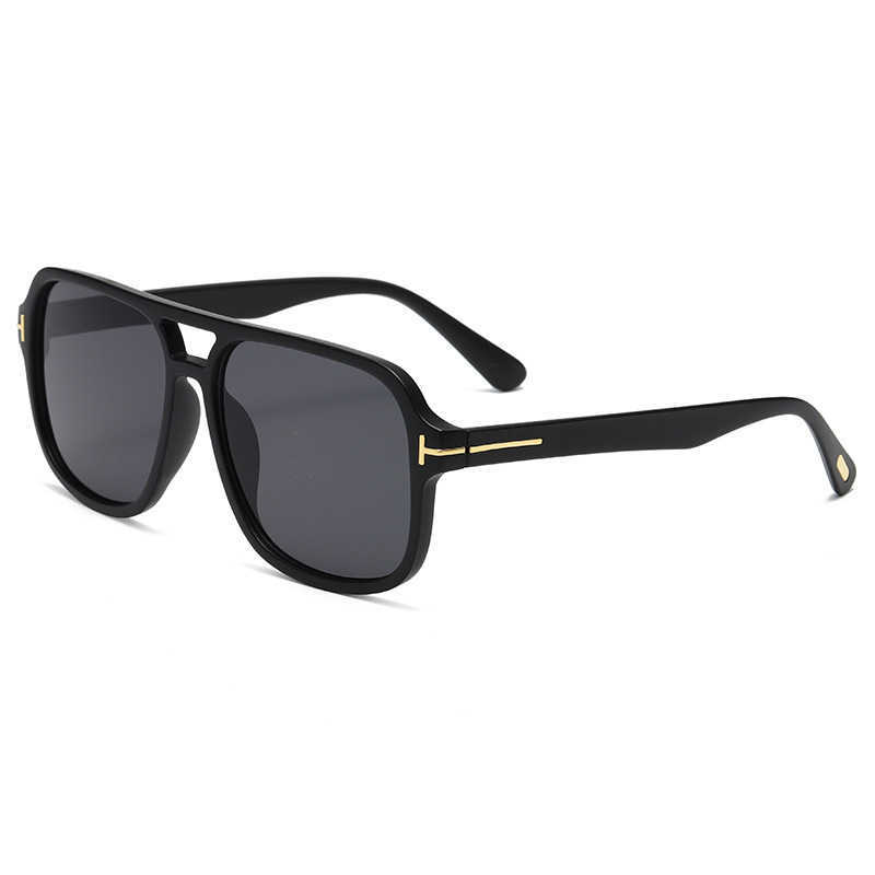 Sunglasses 2023 New Double Beam Fashion Trend Retro T Men's And Women's T230823