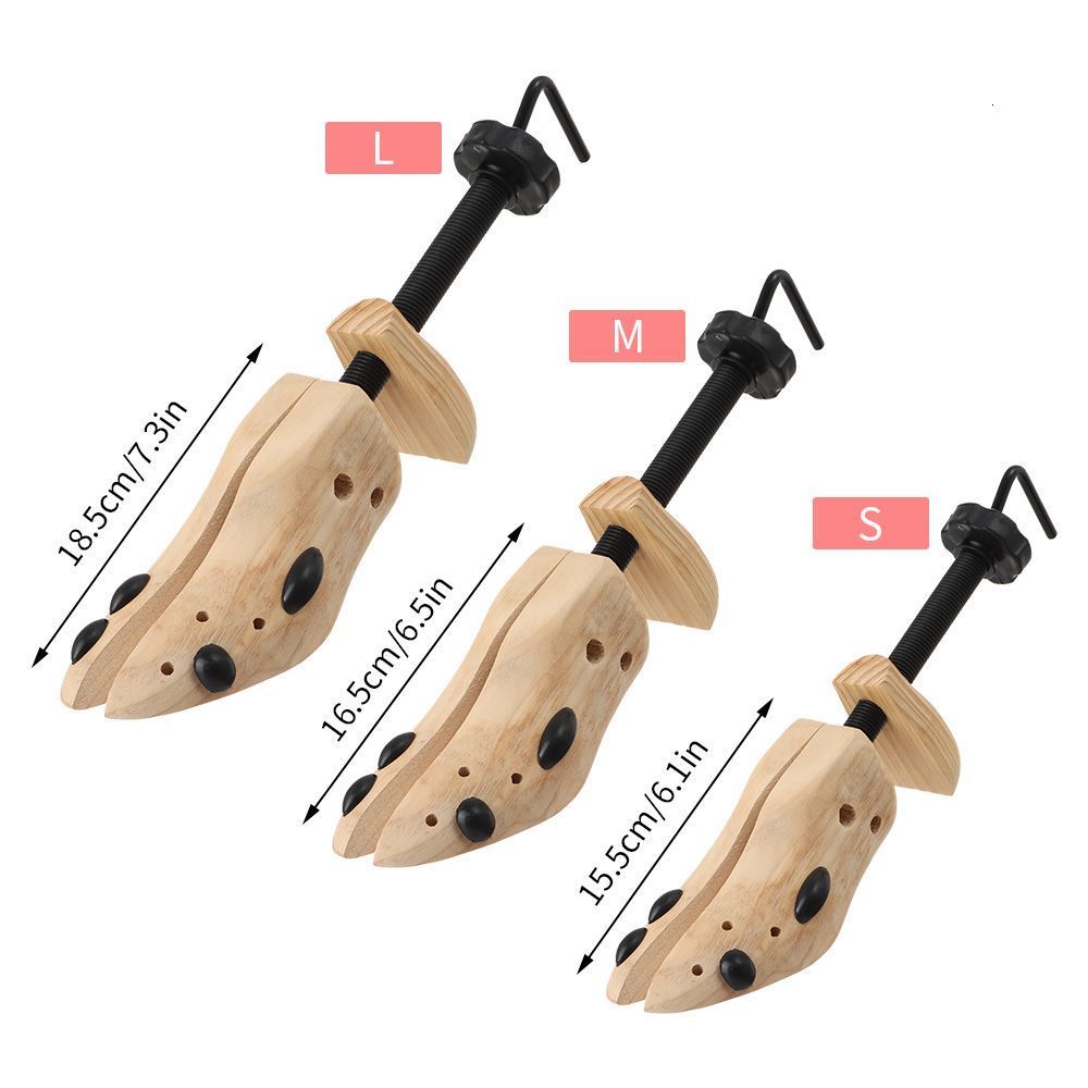 Shoe Parts Accessories Shoe Care Home Supply S-L Size Shoe Accessories Wooden Adjustable Boot Expander Shaper Flats Pumps Shoe Stretcher 230822