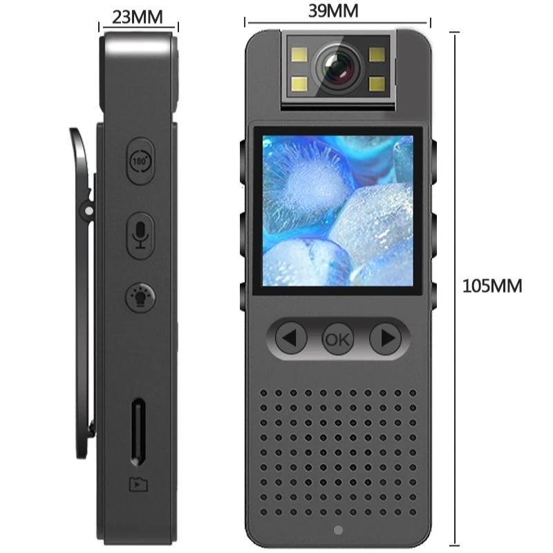 Weatherproof Cameras Sports Camera HD 1080P WiFi 180 Rotary Night Vision Infrared Recorder Video Handheld Back Clip Mini Digital 230823