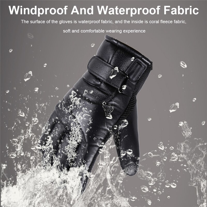 Five Fingers Gloves Electric Heated No Battery USB Hand Warmer Heating Winter Motorcycle Thermal Touch Screen Waterproof Bike 230823 - view 4
