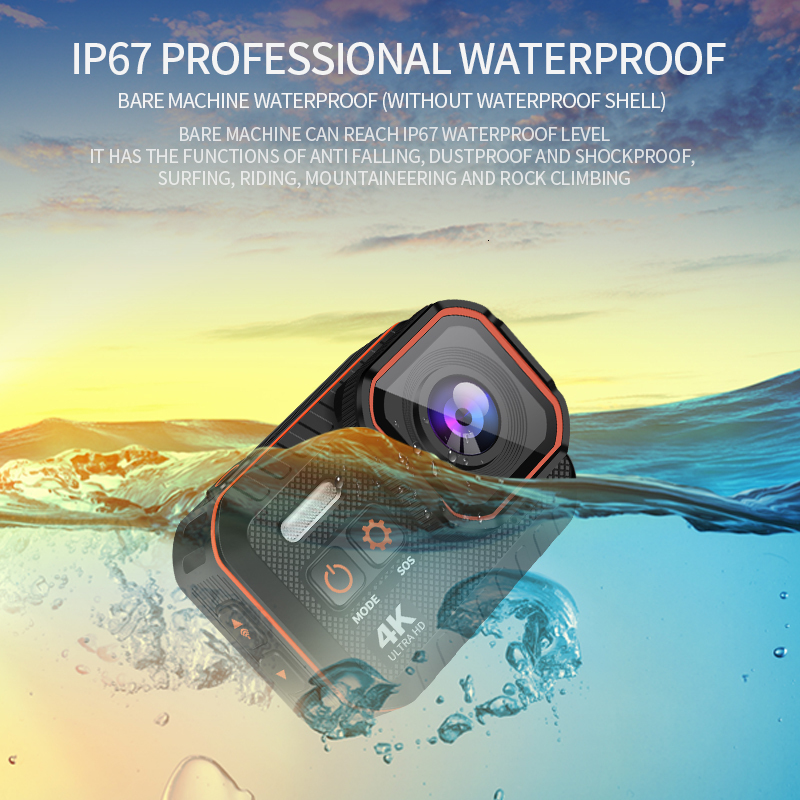 Weatherproof Cameras Fashion F38 Travel Digital Behold Anti shake Action Camera 4k 60fps Wifi 2 0 Inch Ips Underwater Screen Waterproof HD Cam Vedio 2