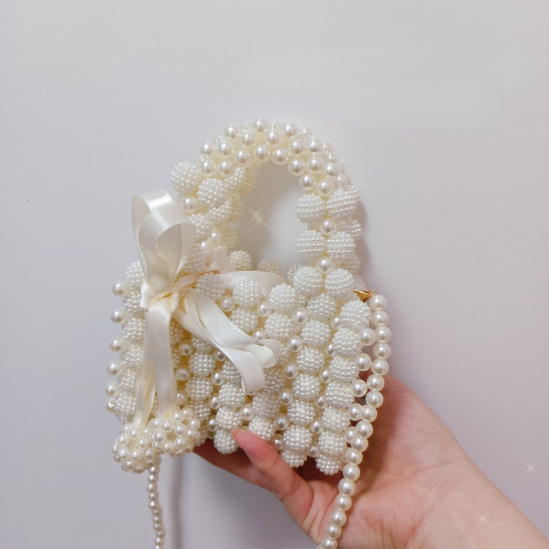 Handbags Cute Girls Princess Crossbody Bags Beads Purses and Handbags for Women Mini Coin Wallet Pouch Kawaii Kids Tote Hand Bags 230823