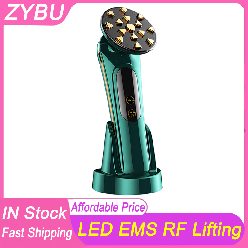 Mini Electric Facial Cleansing Deep Pore Cleaning Skin Massager Face Rejuvenation RF EMS Led Light Therapy Anti Aging Wrinkle Removal Beauty Device