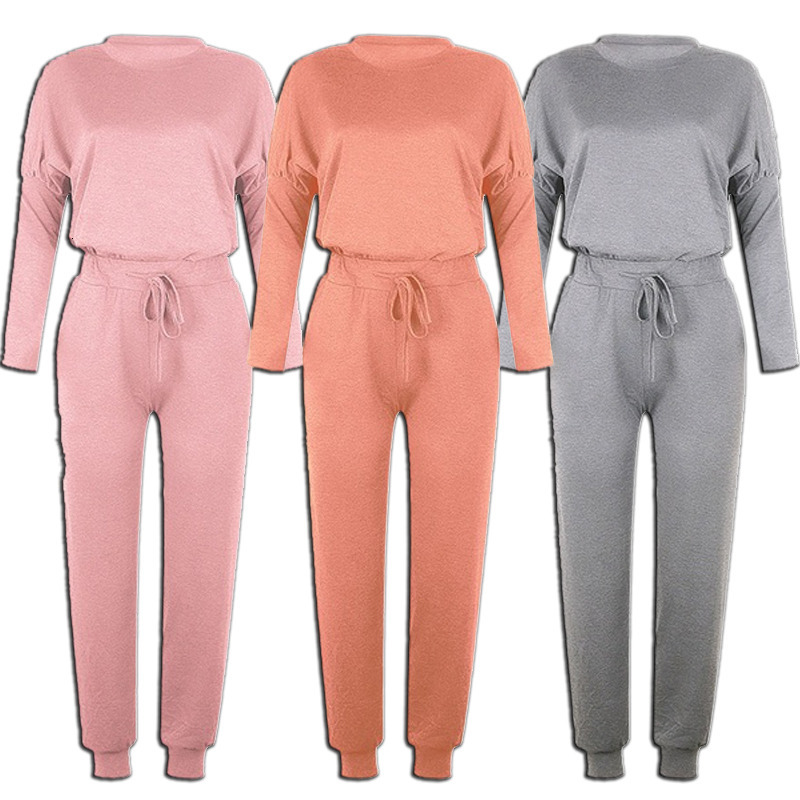 Women's Hoodies Sweatshirts Women Autumn Casual Tracksuits Solid Color Loose Pullover Hoodies Two Piece Set Female Long Sleeve Tops Pants Sportsw