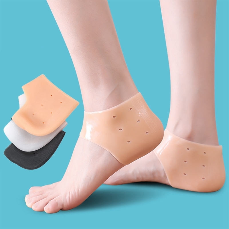 Shoe Parts Accessories Silicone Heel Protector Protective Sleeve Spur Pads For Relief Plantar Fasciitis Pain Reduce Pressure On 1 Pair 230823