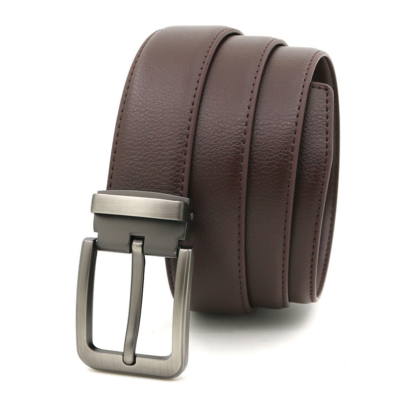 Other Fashion Accessories Stylish Men S Leather Belt Casual Pin Buckle Youth Travel Black Blue White Dark Brown Yellow A3374 230822