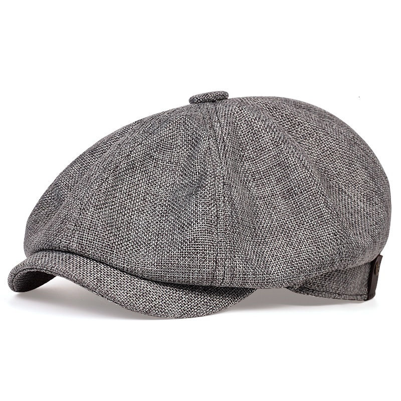 Berets Fashion Men's Casual sboy Hat Spring and Autumn Retro Beret Wild Hats Unisex Octagonal Cap 230822
