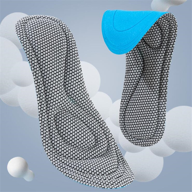 Shoe Parts Accessories Memory Foam Insoles for Shoes Men Women Nano Antibacterial Massage Sport Insole Feet Orthopedic Sole Running 230823
