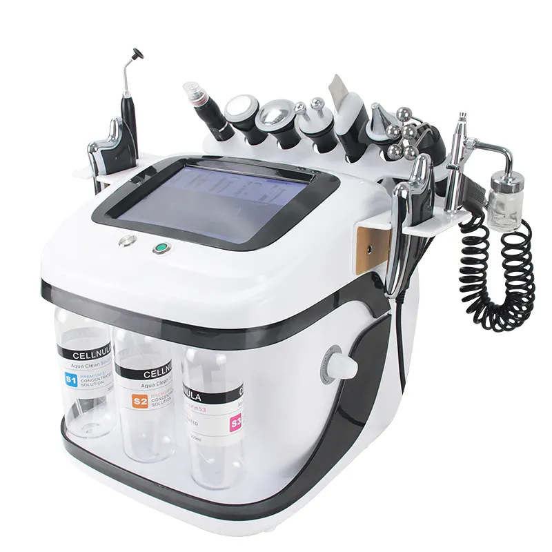 Multifunction Water Oxygen Jet Peel Facial Cleanser Machine, Professional Dermabrasion Machine Esthetician Equipment