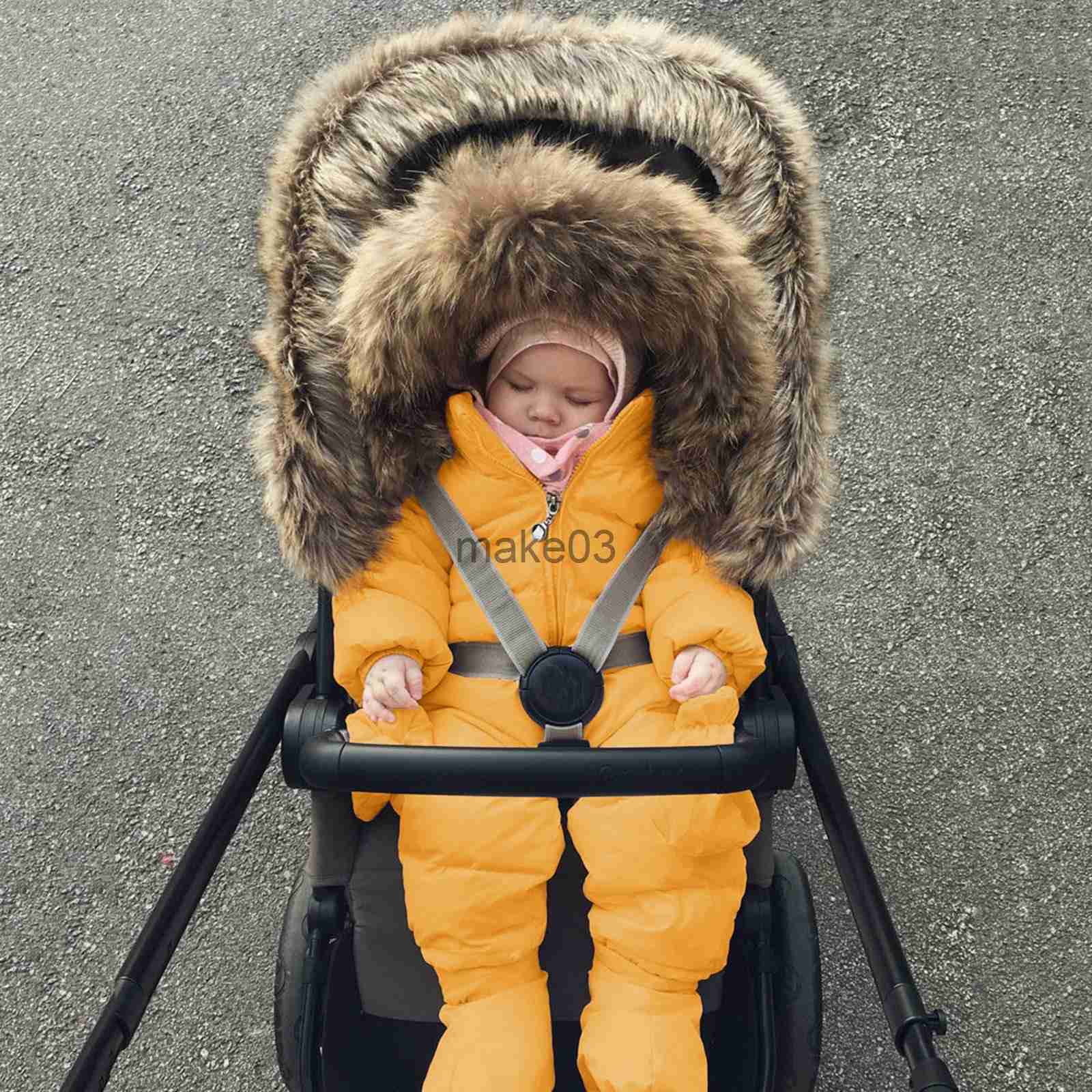 Down Coat Boys Snow Bib Size 9 Infant Baby Girls Boys Romper Suit Warm Hooded Snowsuit Jumpsuit Down Coat Romper Young Adult Snow Suits J230823