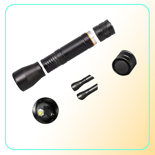Modes LED UV Ultraviolet Torch With Zoom Function Mini Black Light Pet Urine Stains Detector Scorpion Hunting Flashlights Torches2