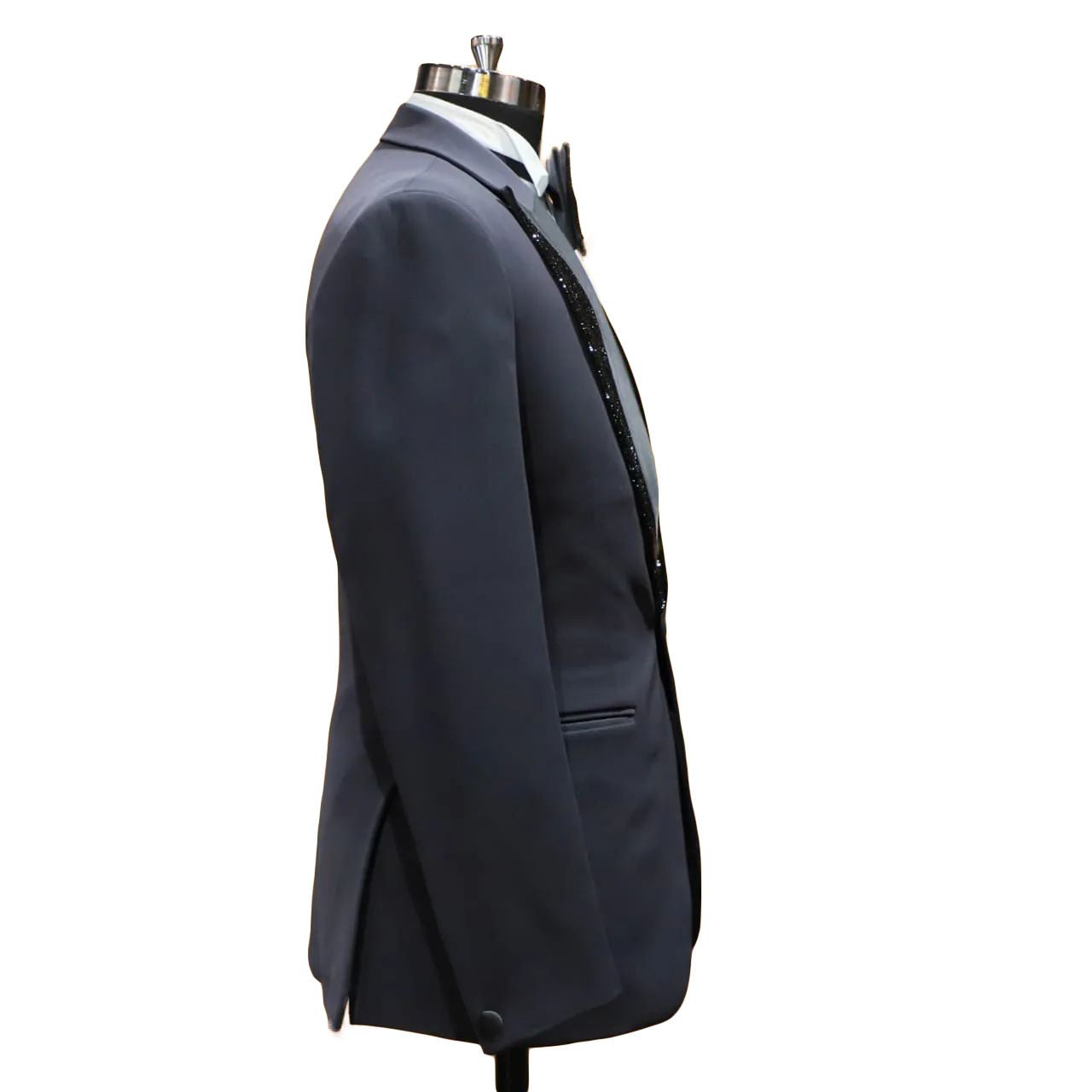 Modern 3 Pieces Wedding Tuxedos Net Shawl Lapel One Button Design Pockets Customize Coat Vest Black Pants Fashion Formal Prom Party Tailored Exquisite