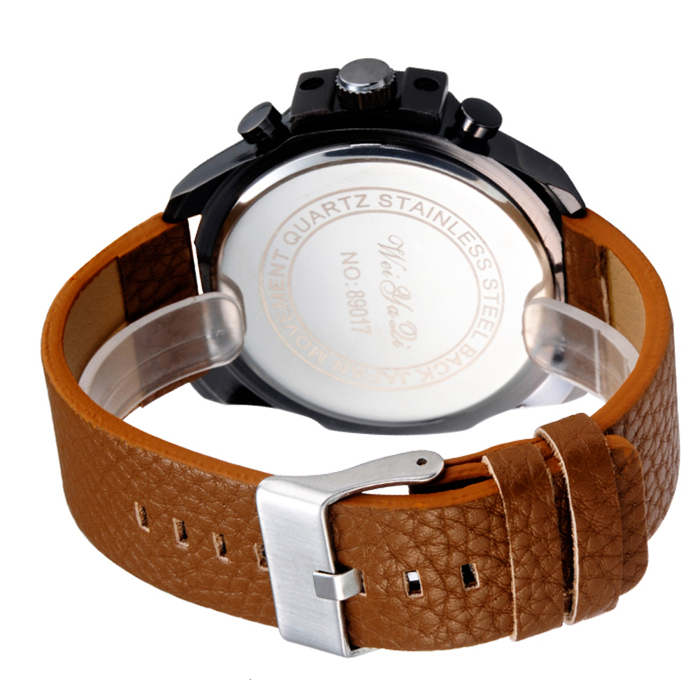 Other Watches Leather Strap Men Casual Watch Business Wristwatches Sports Military Quartz Man Clock Relogio Masculino 230822