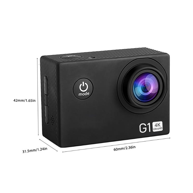 Weatherproof Cameras 4K Ultra HD 60fps Mini Action Camera 30m Waterproof 4k Sports Dash Cam Video Record 230823