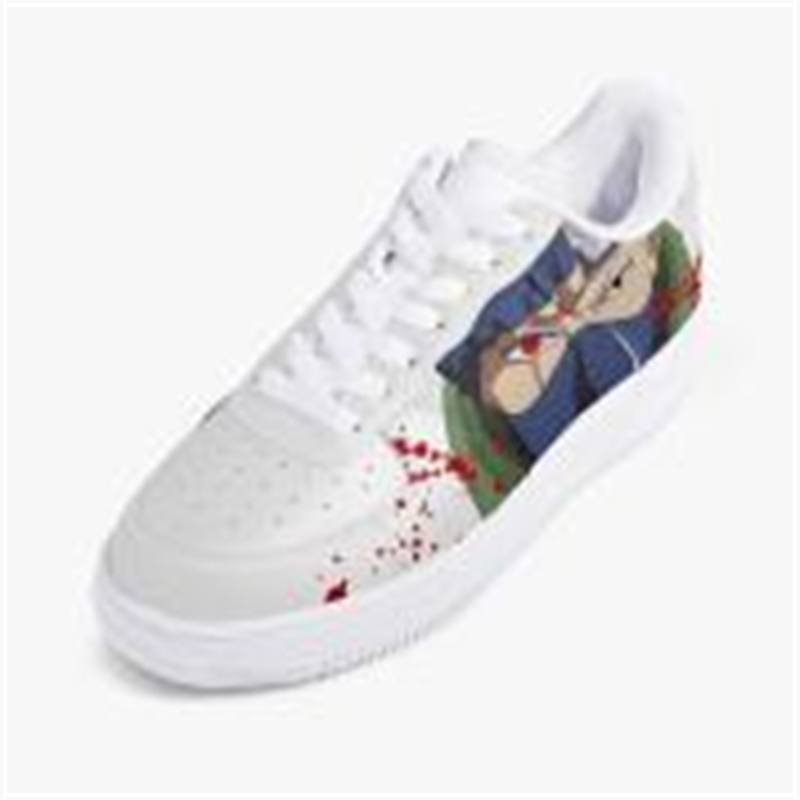 Customized shoes Men's fashionable casual shoes DIY women's shoes White sole, white body, Naruto 99133