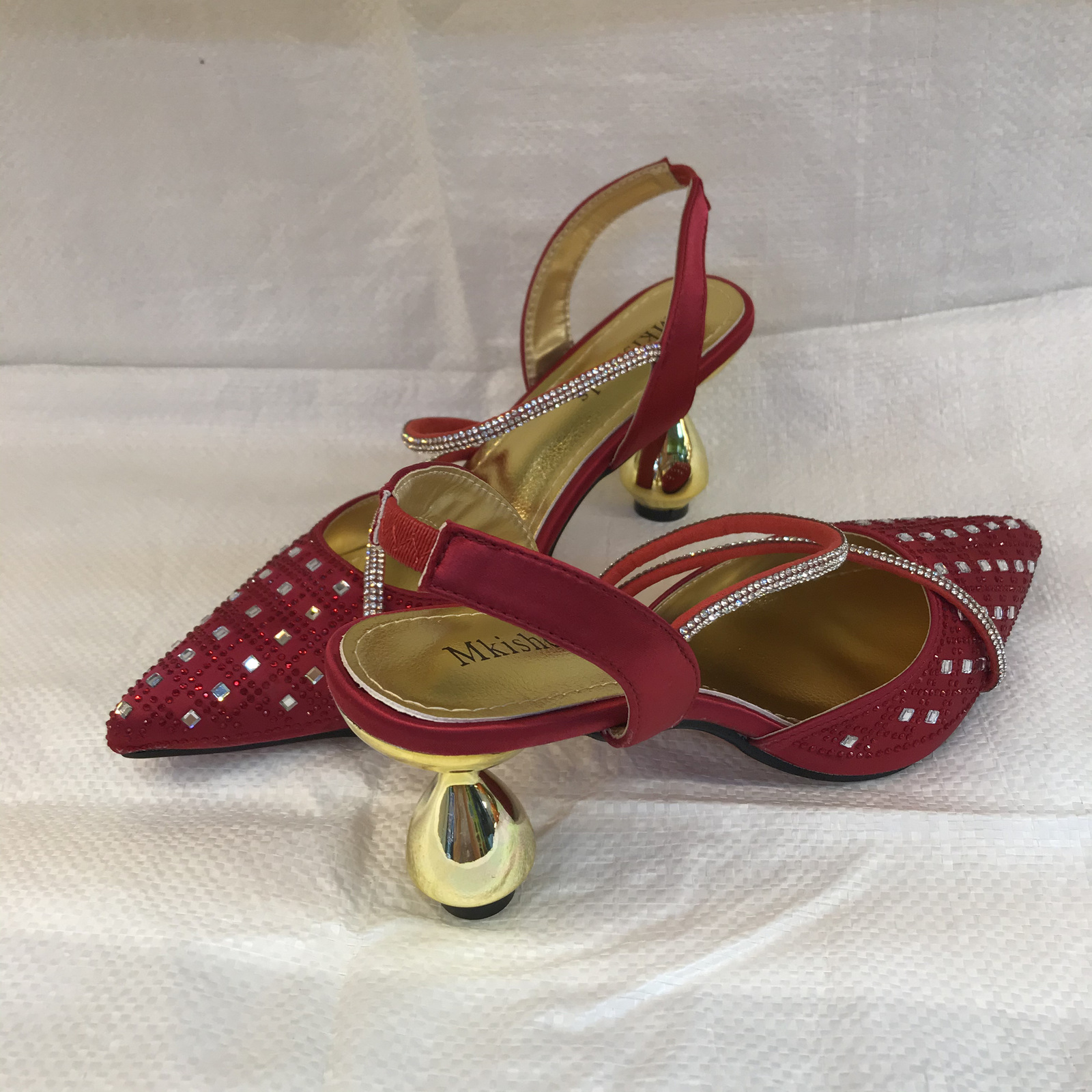 2025 new Dress Shoes Unique Ladies Heel With Match Lady Bag DualPurpose Shiny s Evening Bags Set For Party Or Commute 3742 230823