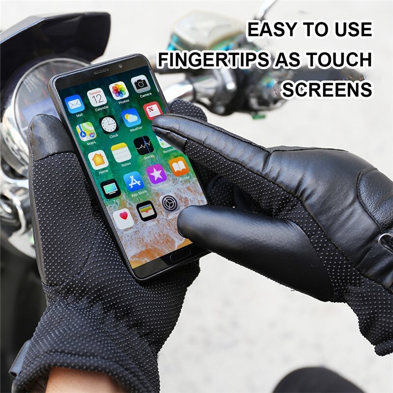 Five Fingers Gloves Electric Heated No Battery USB Hand Warmer Heating Winter Motorcycle Thermal Touch Screen Waterproof Bike 230823 - view 5