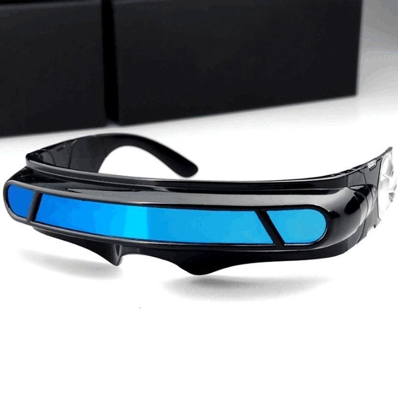 Outdoor Eyewear Cool Sunglasses with N Frame Cyclops Shield Party Mirror Mono Lens Glasses Gafas Deportivas de sol para 230822