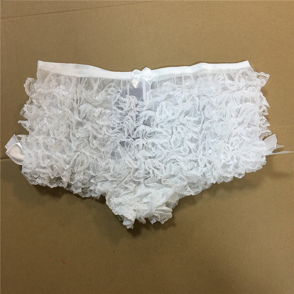 Women's Panties Plus Size S6XLWomens Ladies Ruffled Lace Bloomers Knickers Panties Lingerie Burlesque bo peep panty Frilly Knickers 230822
