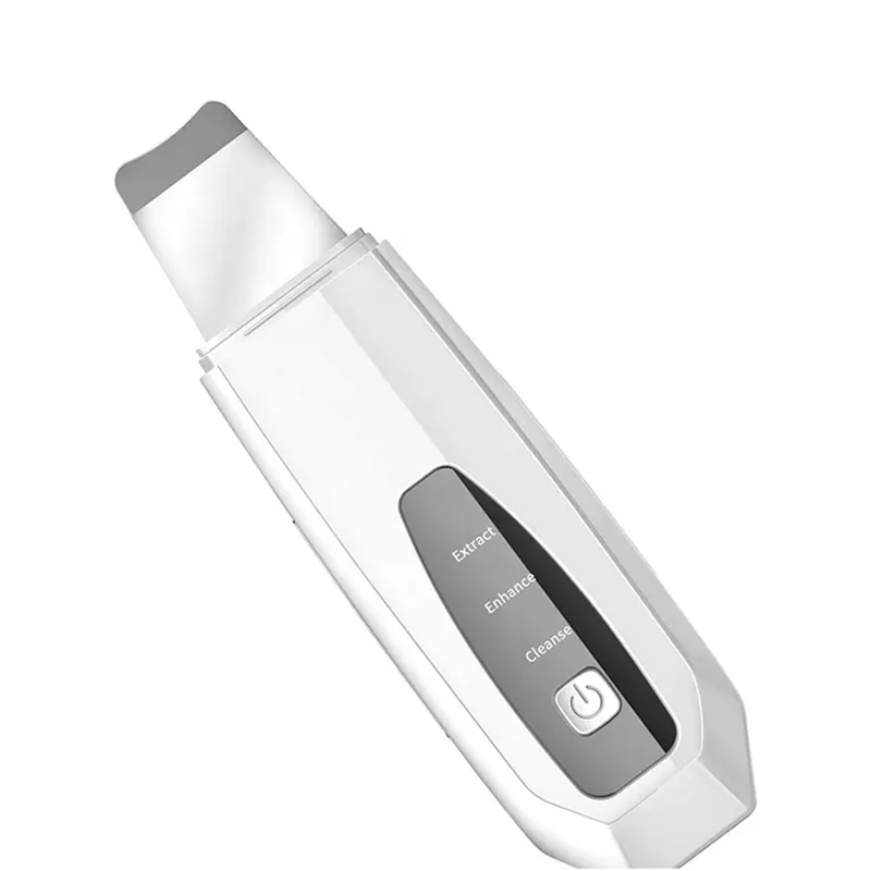 Ultrasonic Skin Scrubber Vibration Face Spatula Blackhead Remover Shovel Clean Cavitation Peeling Facial Lifting EMS Skin Care Treatment Leading IN Nu