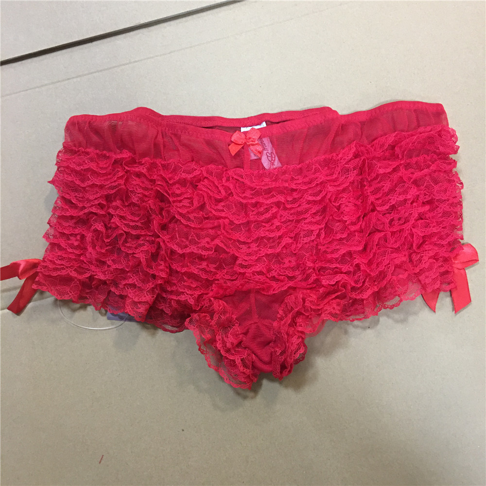 Women's Panties Plus Size S6XLWomens Ladies Ruffled Lace Bloomers Knickers Panties Lingerie Burlesque bo peep panty Frilly Knickers 230822