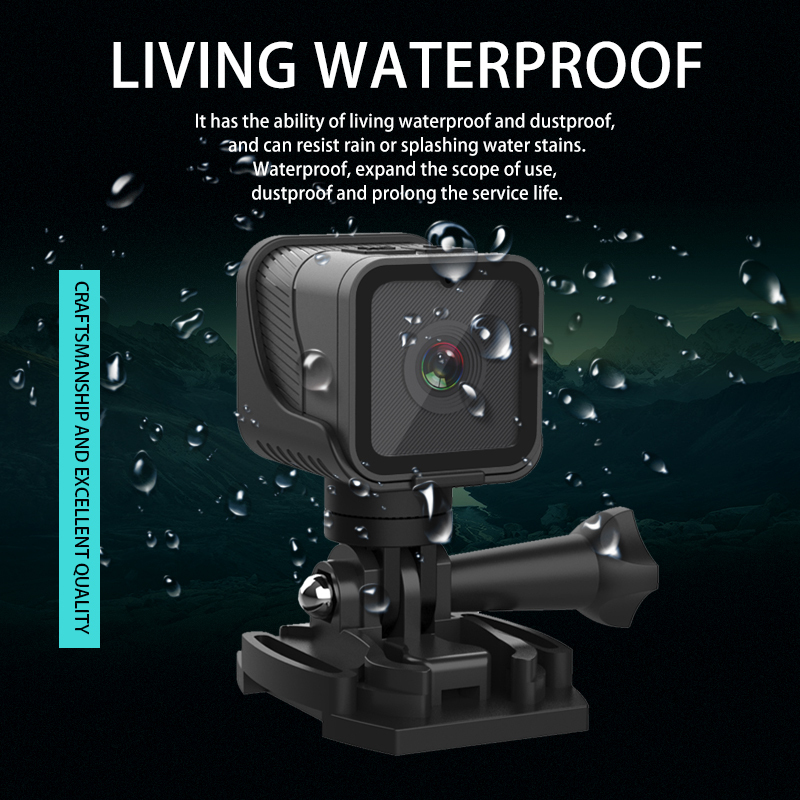 Weatherproof Cameras Wireless Mini Camera Wifi spot DV Sport Outdoor Car HD 1080P Recorder Action Support 128G Download Portable 230823