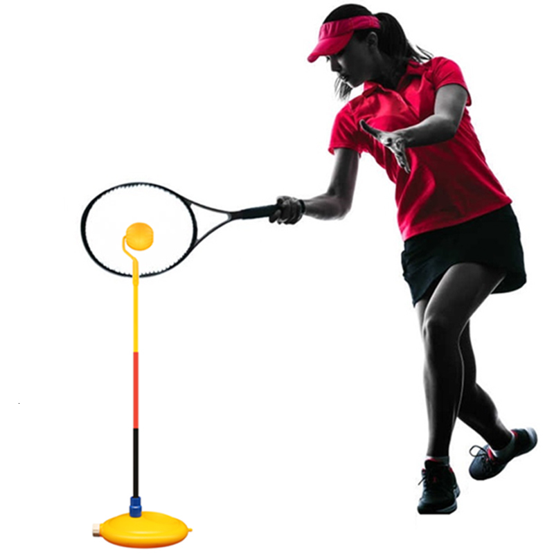 Badminton Sets Tennis Trainer Tool Professional Topspin Practice Machine Portable Ball Training Beginner Equipment Tenis Accessories Outdoor 230822