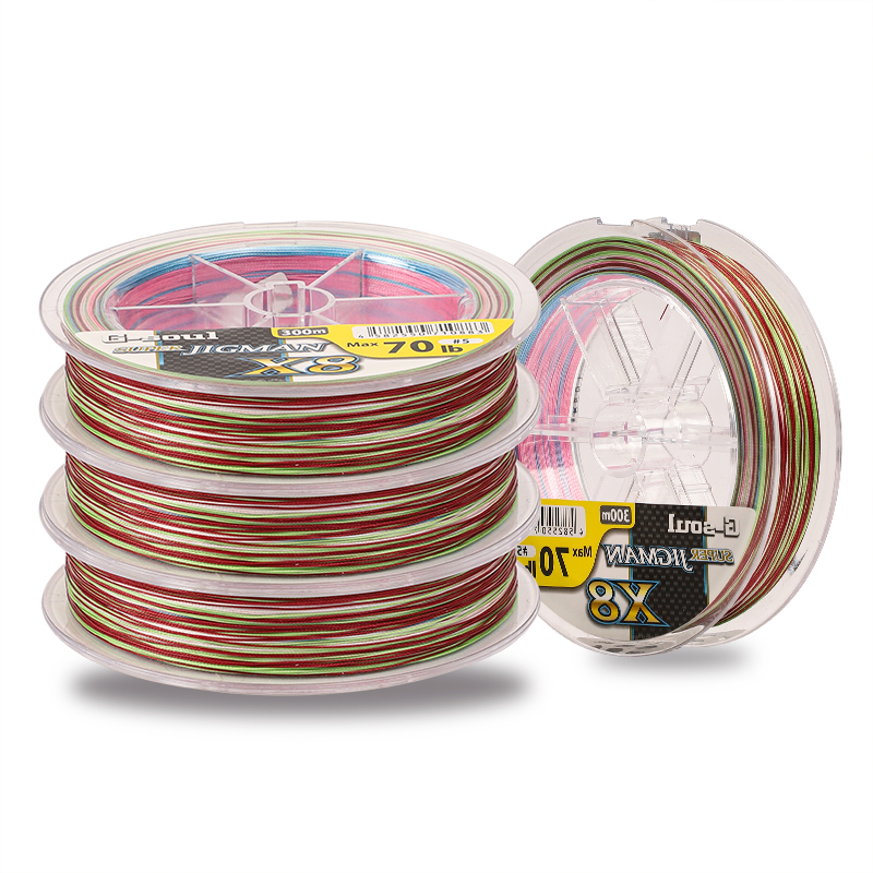 Braid Line Japan Original YGK G SOUL X8 Super JIGMAN PE Multicolored High Strength Ocean Fishing Lines 200M 300M 230822