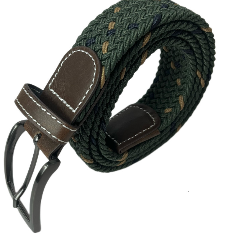 Other Fashion Accessories Stretch Canvas Leather Belts for Men Female Casual Knitted Woven Military Tactical Strap Male Elastic Belt Pants Jeans 3 5 2