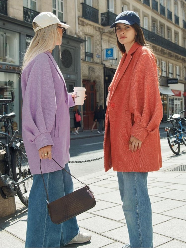 Women's Jacket Autumn Solid Lapel Crop Overcoat Fashion Long Seeve One Button Short Coat 2023 Chic Temperament Commute Female Streetwear 230822