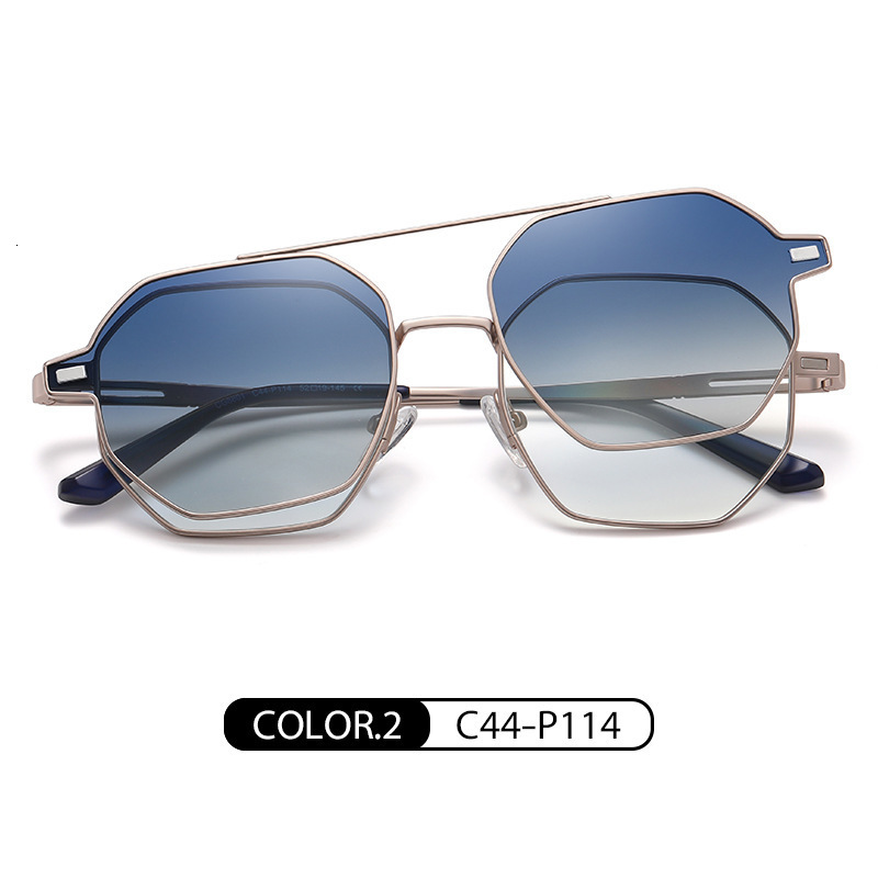 Fashion Sunglasses Frames fashion two-in-one Clip on blue glasses sunglasses Taojing-337 230822
