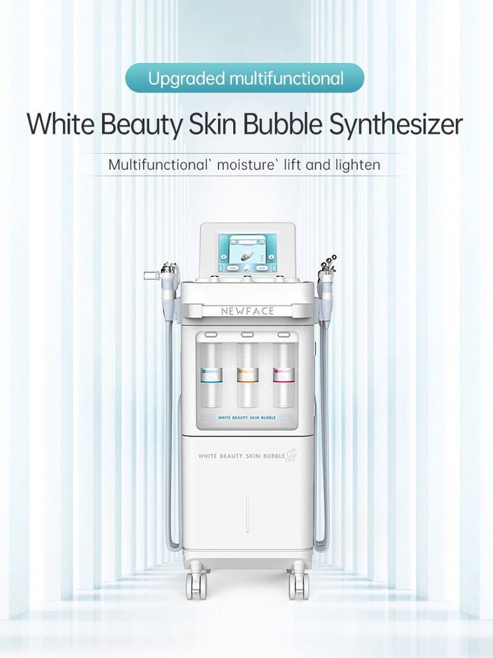 Top sale Deep Clean Skin Facial Equipment 9 in 1 White beauty skin bubble machine Hydro Dermabrasion Machine