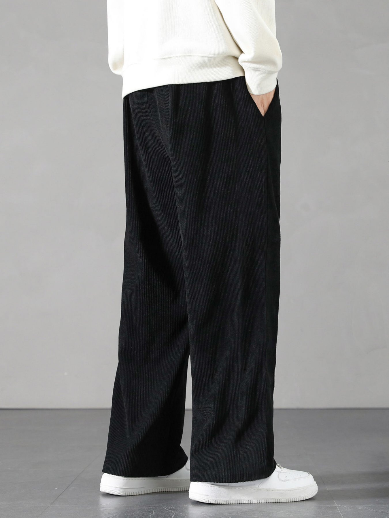 Men's Pants Men Slant Pocket Corduroy 230822