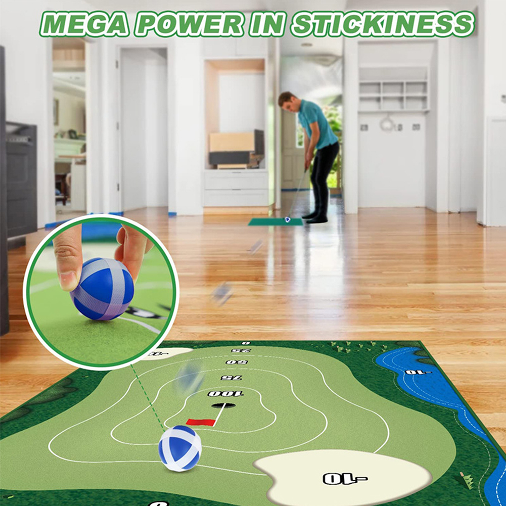 Other Golf Products Mini Casual Game Set Training Mat Improve Skills Putting Royale Hitting Mats for Indoor Outdoor Gaming 230822