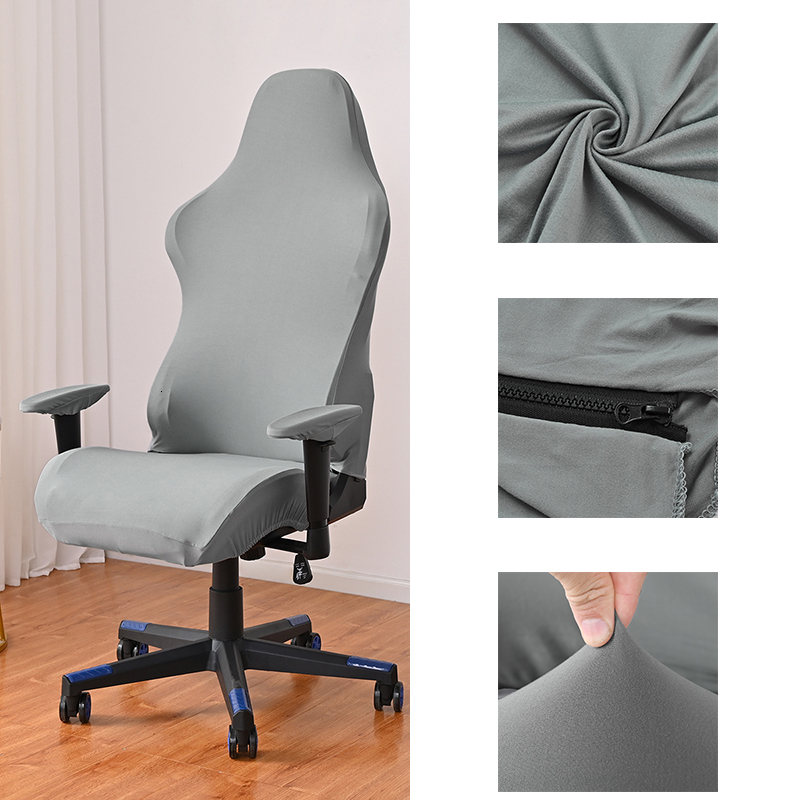 Chair Covers Gaming Chair Covers Seat Cover For Elastic Office Chair Cover Spandex Computer Chair Slipcover For Armchair Protector Seat Cover 230823