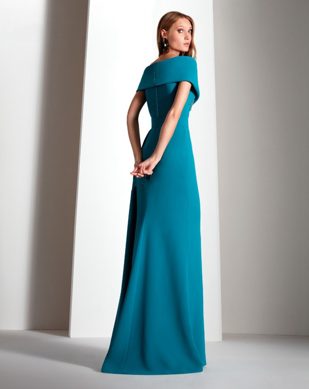 Elegant Off-shoulder Mermaid Mother's of the Bride Dress with Belt Formal Wedding Guest Gown Long Mother's Party Wear Robe De Soiree