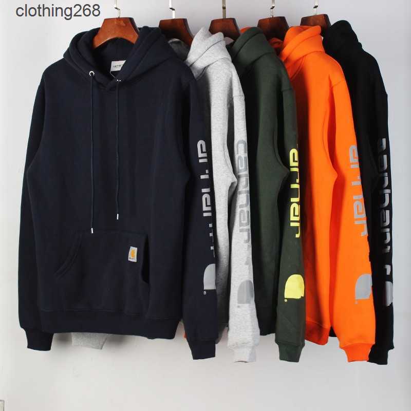 Mens Designers Hoodies Carhart Men Hoodie Autumn Winter Long Sleeve Hooded Pullover Sweatshirts Jumpers Couple Clothing