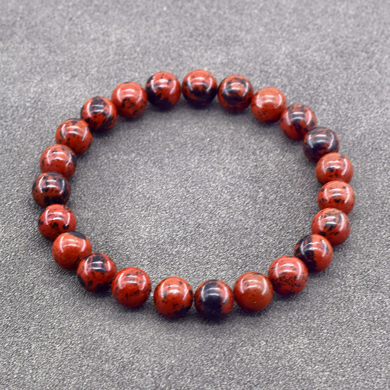 Charm Bracelets Genuine Natural Stone Bracelet Man Flower Green Gemstone Beads Jewelry for Women Bohemia Style Elastic Bangle Wholesale 230822