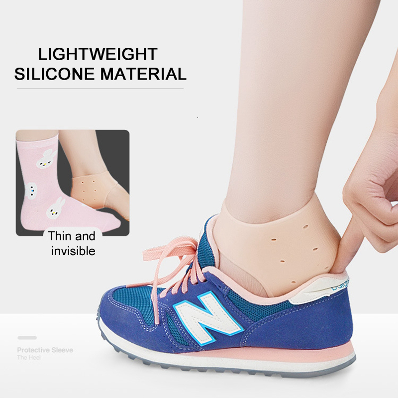 Shoe Parts Accessories Silicone Heel Protector Protective Sleeve Spur Pads For Relief Plantar Fasciitis Pain Reduce Pressure On 1 Pair 230823