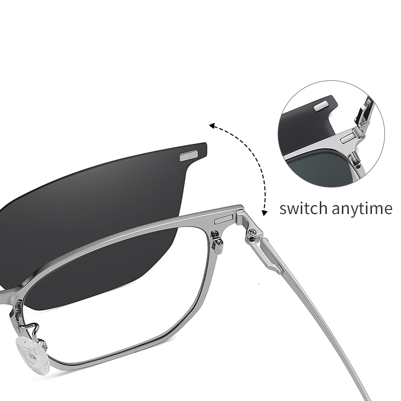 Fashion Sunglasses Frames Ceofy Men Glasses Frame Magnetic Polarized Sunglasses Myopia Prescription Fashion Glasses Frame For Men Women 230822