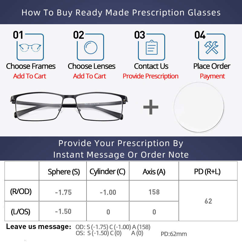 Fashion Sunglasses Frames Gmei Optical Pure Glasses Frame For Myopia Glasses Men Light And Comfortable Full Rim Large Size Spectacles Frames 8838 2308