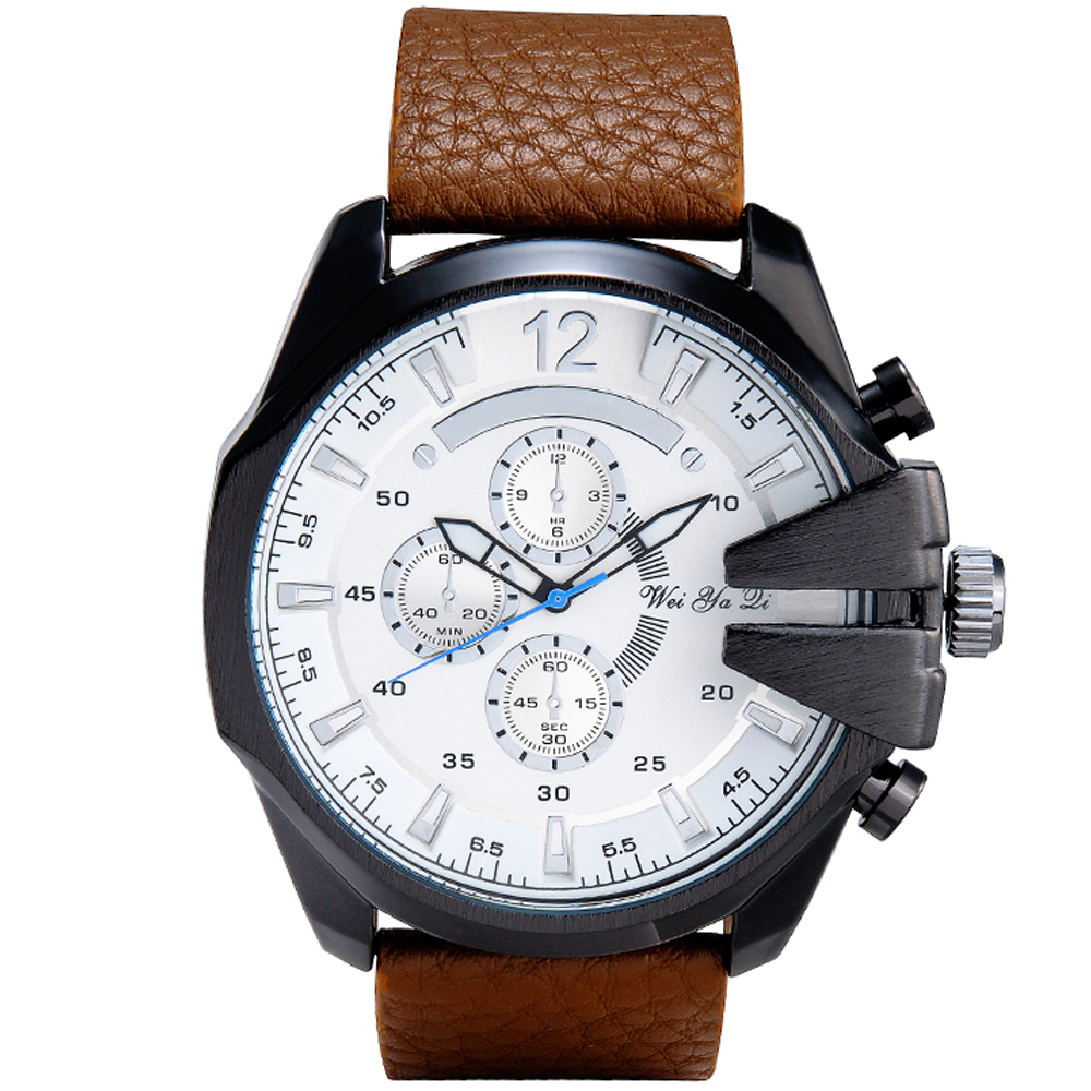 Other Watches Leather Strap Men Casual Watch Business Wristwatches Sports Military Quartz Man Clock Relogio Masculino 230822