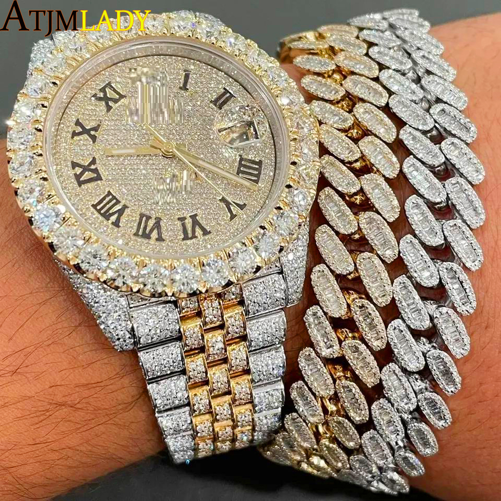 Charm Bracelets Hip Hop Bling Cubic Zirconia Paved 16mm Cuban Link Bracelet for Women Men Full s Iced Out Miami Jewelry 230822