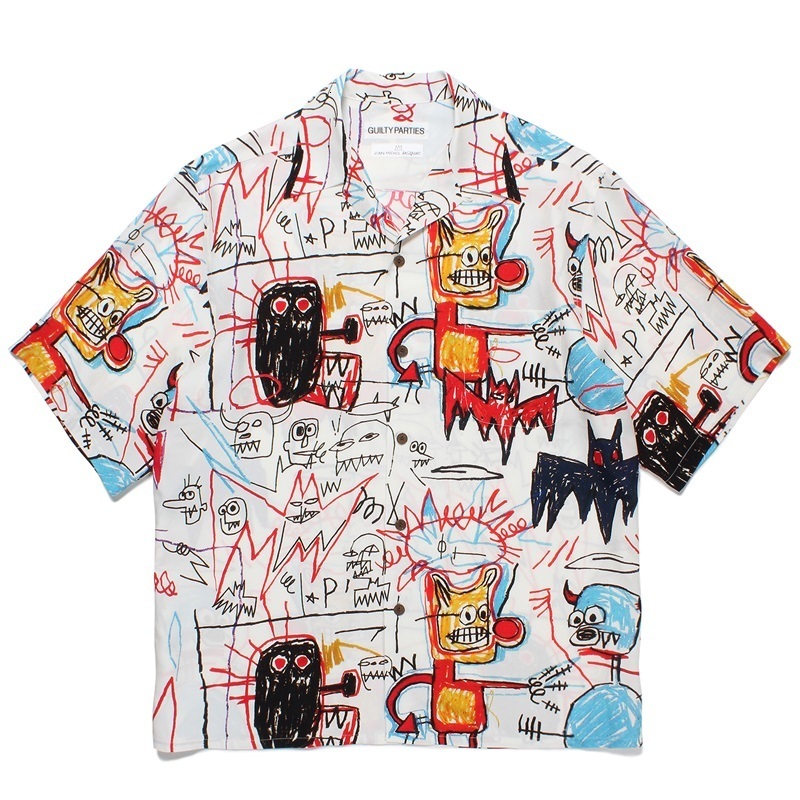 Men's Casual Shirts Graffiti WACKO MARIA Shirt Men Women Good Quality Hawaiian Short Sleeve Hawaii Beach 230823