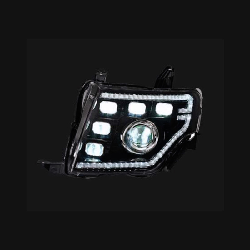 Auto Headlight For Pajero V97 Full LED Headlights 2009-20 21 V93 V95 LED Daytime Lights Dual Lens Signal Lamp