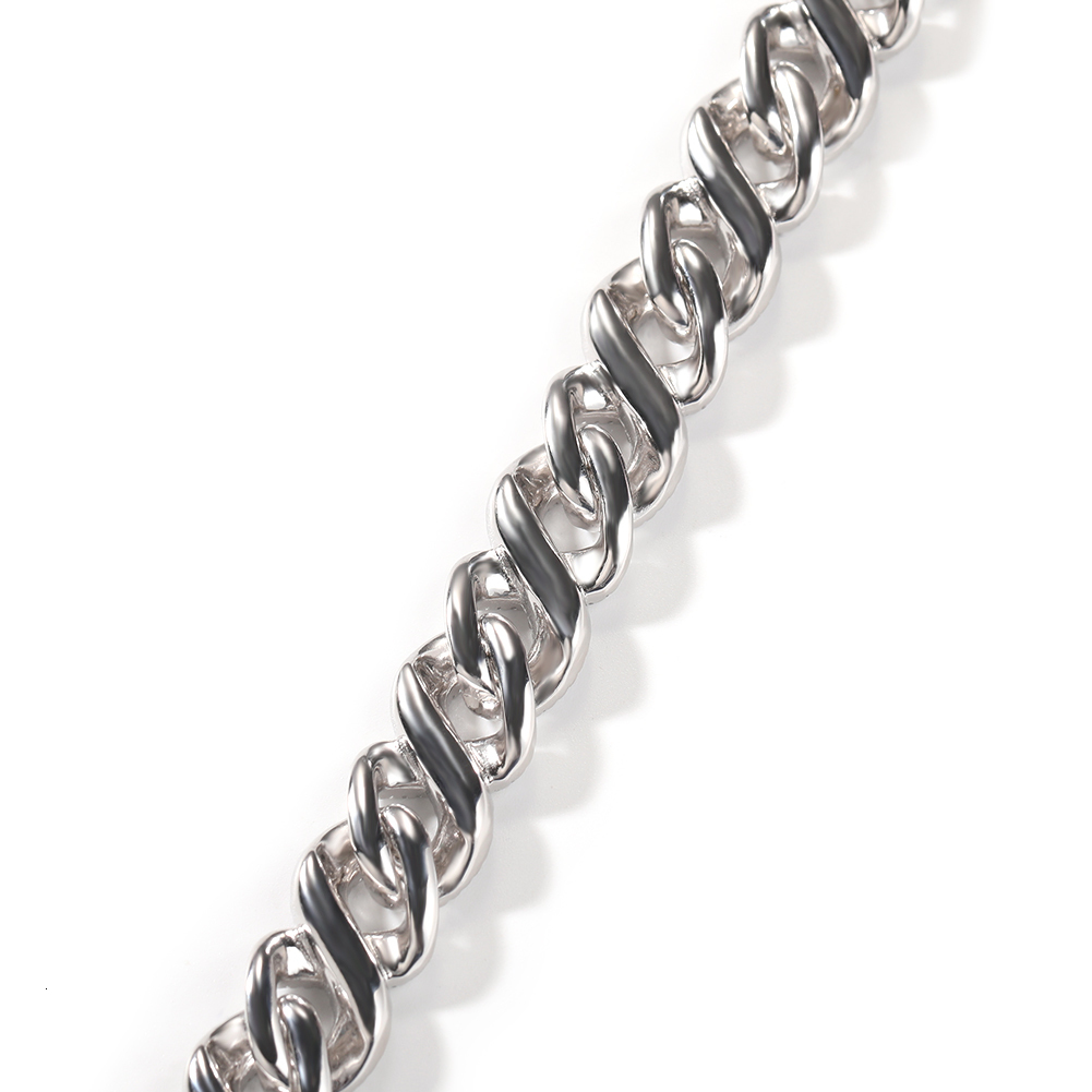 Charm Bracelets UWIN Black Baguettecz for Women 12mm Iced Out Bling CZ Cuban Link Chain Anklets Fashion Jewelry Gift 230822