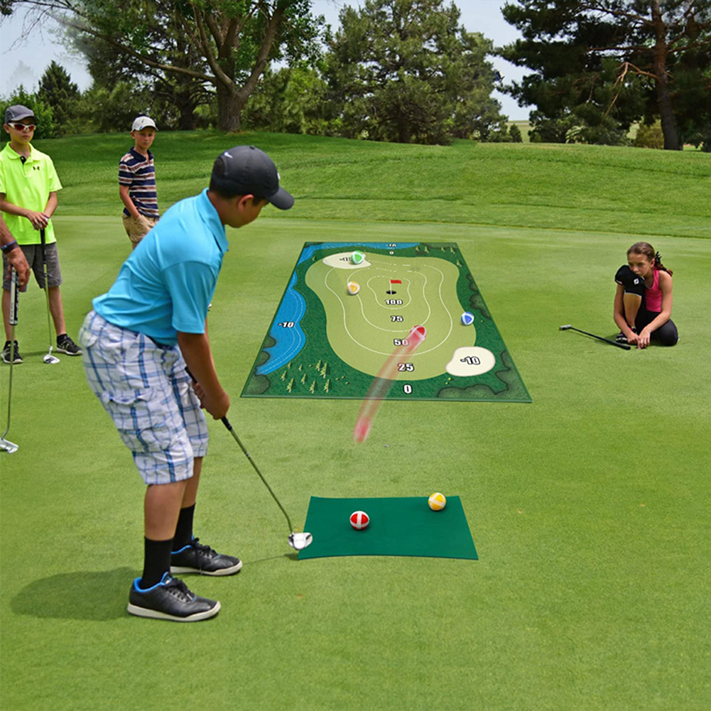 Other Golf Products Mini Casual Game Set Training Mat Improve Skills Putting Royale Hitting Mats for Indoor Outdoor Gaming 230822