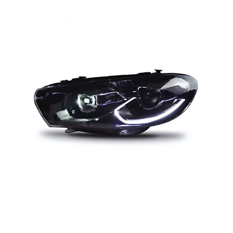 Front Headlight For VW Scirocco 20 08-20 18 Upgrade LED Far and Near Lights LED Running Headlamp Streamer Turn Signal