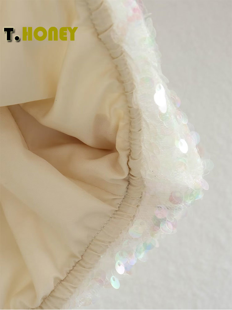 Women's Jackets TELLHONEY Women Fashion Front Zipper Sequin Bomber Jacket Coat Female Casual O-Neck Long Sleeves With Pockets Loose Chic Outfits 