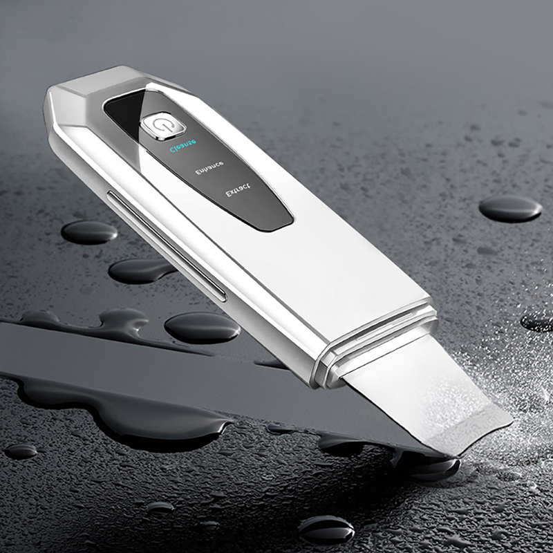 Home Use Skin Peeling Machine Ultrasonic Facial Skin Scrubber Facial Deep Cleaning EMS Ion Micro Current Leading-in Nutrition Skin Care Beauty Instrum